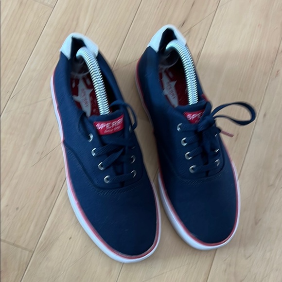 Sperry Shoes - Sperry Blue and White Flats with Classic Design